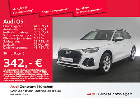 Audi Q5 40 TDI qu. S tronic 2x S line AHK/Pano/StdHzg/Virtual+/ACC/Navi+