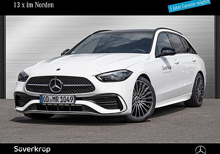 Mercedes-Benz C 180 T-Modell AMG NIGHT DISTR SPUR PANO 360