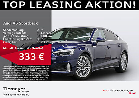 Audi A5 Sportback 40 TFSI Q S LINE LM19 MATRIX KAMERA