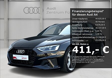 Audi A4 Avant 35 TFSI S line S tronic Navi Leder digitales Cockpit Soundsystem LED ACC El. Heckklappe