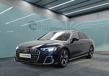 Audi A8 50 TDI qu. HD MATRIX B&O PANO HEAD-UP VIRTUAL UMGEBUNGSKAMERA ACC NAVI LEDER PDC 19 CONNECT DAB 5-J-GARAN