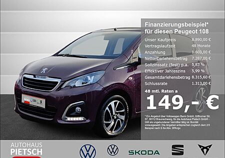 Peugeot 108 TOP 1.0 VTi TOP! Allure El. Verdeck