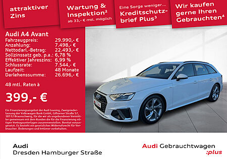 Audi A4 Avant 35 TFSI S line Matrix Navi B&O Head-up