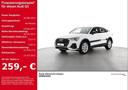 Audi Q3 Sportback 35 TFSI S-TRONIC LED NAV PLUS PDC MUFU FSE