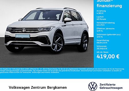 VW Tiguan 2.0 R-LINE 4X4 LEDER STANDHZ AHK CAM LM19