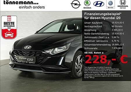 Hyundai i20 T-GDI TREND 48V+NAVI+RÜCKFAHRKAMERA+SITZ-/LENKRADHEIZUNG+SMARTKEY+SITZHEIZUNG HI+ALUFELGEN