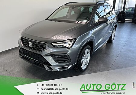 Seat Ateca FR DSG 5-Jah Garantie* AHK-Vorb.*Navi*DAB*VZE*LED*ACC*SmartLink*DigiCockpit*elektr. Heckkl.*Kamera*ParkAssist*Kessy*BlindSpot*Freispr.*Sitzheiz*PDC*vo+hi*Alu*LichtAssist*SpurAssist*Connect*Sunset*ZV-Funk*4xEFH*Ladeboden*Lenkradheiz*beheiz.Frontscheibe*Nebel*Reserverad*Armlehne*Metallic