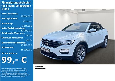 VW T-Roc Cab. 1.0 TSI Style NAVI PDC KLIMA LM ZV E-FENSTER