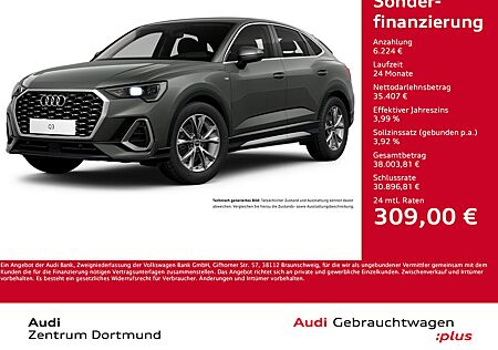 Audi Q3 Sportback 35 S LINE CAM ACC LM18 EKLAPPE NAVI+