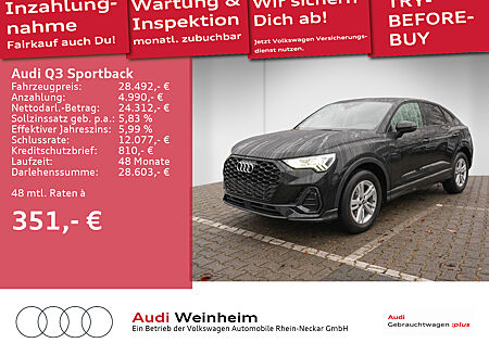 Audi Q3 Sportback 45 TFSI e-tron s-tronic LED Schiebedach uvm