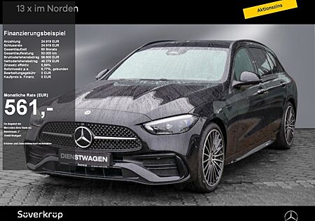 Mercedes-Benz C 220 d T AMG NIGHT DISTR SPUR PANO 360 PDC SHZ