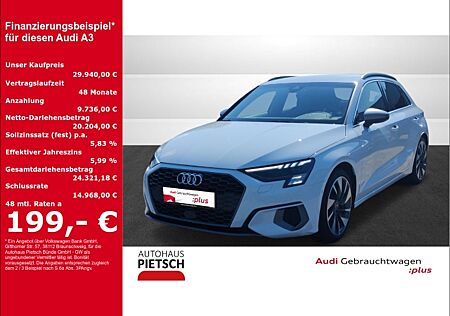 Audi A3 Sportback 35 TFSI S line Matrix AHK ACC