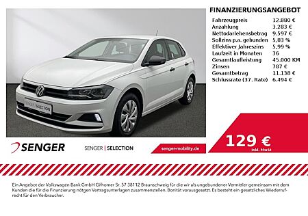 VW Polo Trendline 1.0 Klimaanlage Sitzheizung DAB