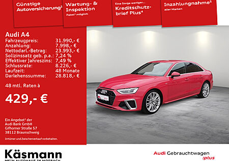 Audi A4 Lim S line 40TDI qu MATRIX AHK NAV B&O TOUR