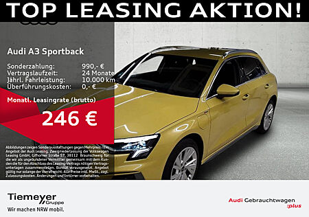 Audi A3 Sportback 40 TFSIe S LINE LED SPORTSITZE eKLAPPE SOUND