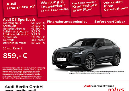 Audi Q3 Sportback S line 45 TFSI e S tronic