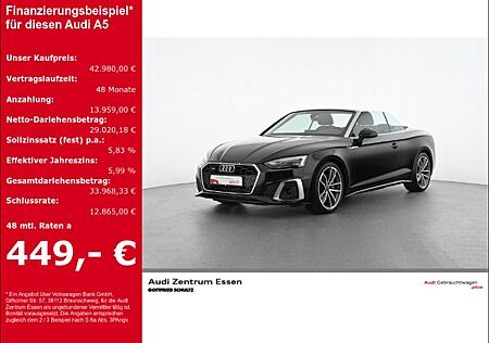 Audi A5 Cabriolet 40 TFSI quattro S line S-TRONIC SHZ RÜFA PDC MUFU FSE