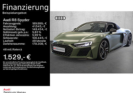 Audi R8 Spyder V10 quattro performance UPE270*LASER*MAGNETIC*KERAMIK*NAVI-PLUS*KAMERA*20ZOLL