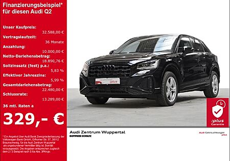 Audi Q2 35 TFSI S-LINE KAMERA LED SHZ PDC GARANTIE OPTIKPAKET SCHWARZ BLUETOOTH