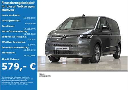 VW T7 Multivan Multivan Goal 110 kW TDI 7-Gang-DSG EasyOpenPaket LED DigitalTacho AHK RFK