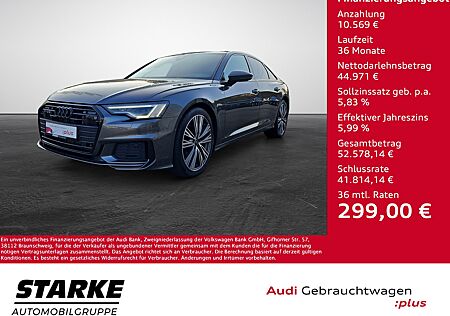 Audi A6 Limousine 45 TFSI S tronic quattro advanced S-line NaviPlus AHK Matrix Pano B&O SHZ Kamera GRA ACC 20-Zoll MagneticRide HeadUp