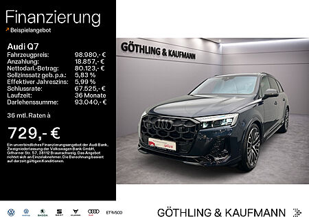 Audi Q7 50 TDI qu 2x S line tip*EUPE 125.980*B&O*HUD*7-Sitzer*Pano*Laser*Standh*Virtual*Navi+*Assistenz*ARL*Optik*AHK*