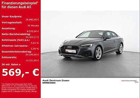 Audi A5 Coupe 45 TFSI quattro S-LINE S-TRONIC LED PANO AHK NAV PLUS SHZ PDC MUFU