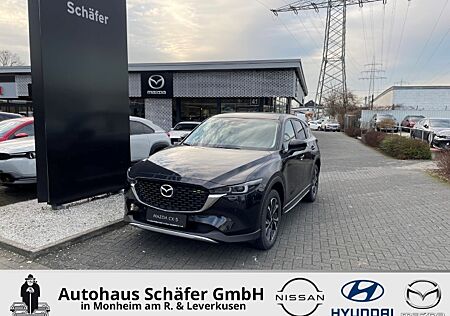 Mazda CX-5 (2023) NEWGROUND e-Skyactiv-G 194PS 6AG HUD Navi Leder 360 Kamera LED Blendfreies Fernl.