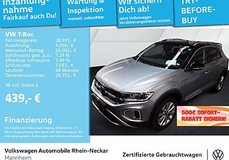 VW T-Roc 1.5 TSI Style DSG AHK Navi LED-Plus PDC uvm