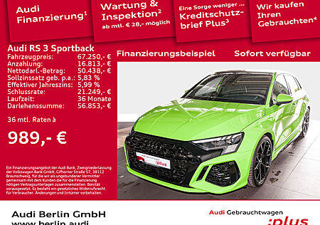 Audi RS3 RS 3 Sportback quattro S tronic