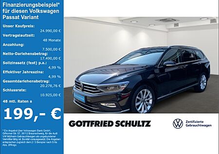 VW Passat Variant 2.0 TDI DSG AHK KAMERA LED Elegance NAV