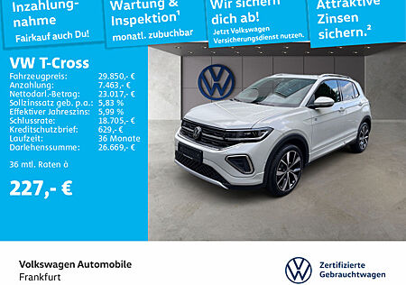 VW T-Cross 1.0 TSI DSG R-Line Navi IQ.Light DAB+ RearView d315bz