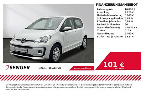 VW Up ! 1.0 Connect Klimaanlage Sitzheizung