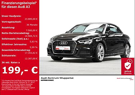 Audi A3 Cabriolet 1.4 TFSI S-LINE ACC LEDER KAMERA LANE GARANTIE SHZ BLUETOOTH