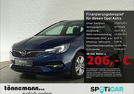 Opel Astra K ST EDITION+LED LICHT+NAVI+SITZ-/LENKRADHEIZUNG+AGR SITZ+PARKPILOT VO+HI+ALUFELGEN