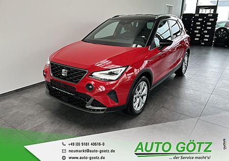 Seat Arona FR DSG 5-Jah Garantie AHK*Navi*DAB*VZE*LED*ACC*SmartLink*DigiCockpit*Kamera*ParkAssist*Kessy*BlindSpot*Freispr.*Sitzheiz*PDC*vo+hi*Alu*LichtAssist*SpurAssist*Connect*Sunset*ZV-Funk*4xEFH*Ladeboden*Nebel*Armlehne*Metallic