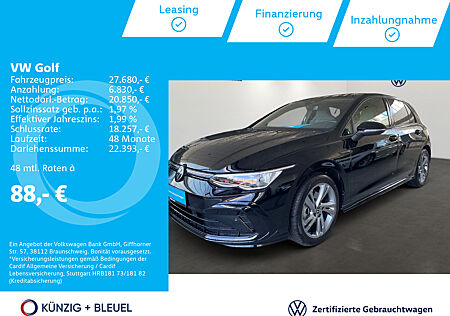 VW Golf R-Line 1.5 TSI Harman Kamera Navi Assistenz LED