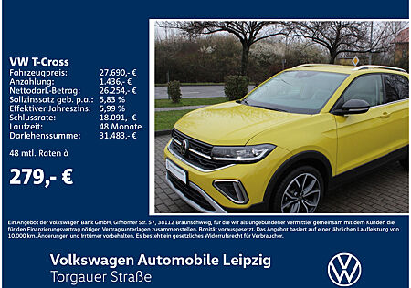 VW T-Cross Style 1.0 l TSI 85 kW DSG*AHK*CLIMA*NAVI