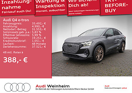 Audi Q4 e-tron Q4 Sportback 35 Black-Paket