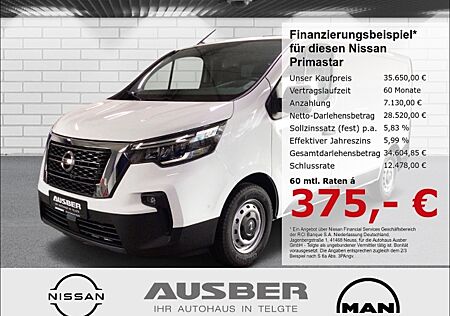 Nissan Primastar Kastenwagen L1H1 3,0t N-Connecta AHK NAVI Boden12mm Hecktüren u. Trennwand verglast