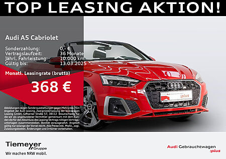 Audi A5 Cabriolet 40 TDI Q 2x S LINE UPE83 LM20 LEDER AHK