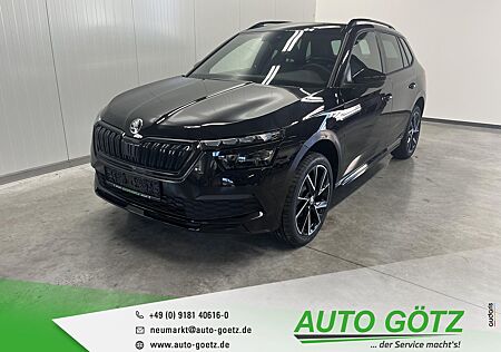 Skoda Kamiq Monte Carlo DSG AHK-Vorb.*Navi*DAB*VZE*LED*Tempomat*SmartLink*Panorama*DigiCockpit*elektr. Heckkl.*Kamera*Kessy*Freispr.*Sitzheiz*PDC*vo+hi*Alu*LichtAssist*SpurAssist*Connect*Sunset*ZV-Funk*4xEFH*Ladeboden*Nebel*Armlehne*Metallic