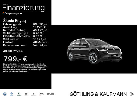 Skoda Enyaq 85 82 kWh Batterie Elektromotor 210 kW 1-Gang-Automatik