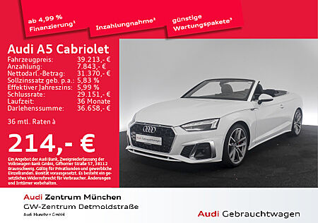 Audi A5 Cabriolet 40 TFSI S tronic S line Virtual/Matrix/Navi+