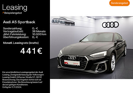 Audi A5 Sportback 35 TFSI S line*Navi*Matrix*Alu*AHK*PDC*Virtual Cockpit*Rückfahrkamera