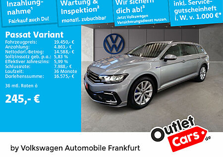 VW Passat Variant GTE 1.4 TSI DSG Navi ACC LED RearView