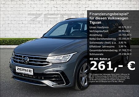 VW Tiguan 2.0 TDI DSG R-Line Sportpaket AHK-klappbar Navi digitales Cockpit LED ACC