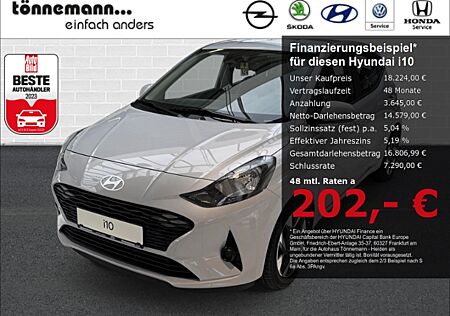 Hyundai i10 FACELIFT TREND+NAVI+RÜCKFAHRKAMERA+FERNLICHTASSISTENT