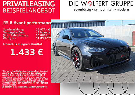 Audi RS6 RS 6 Avant performance*PANO*STANDHEIZ*HuD*B&O*