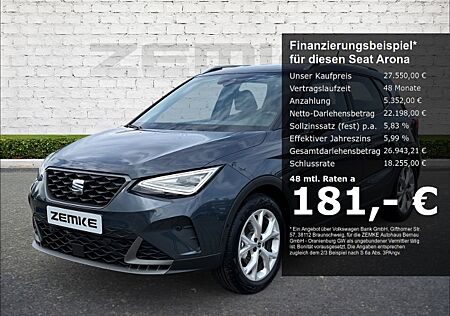 Seat Arona 1.0 TSI FR Navi Leder digitales Cockpit LED Sperrdiff. Apple CarPlay Android Auto